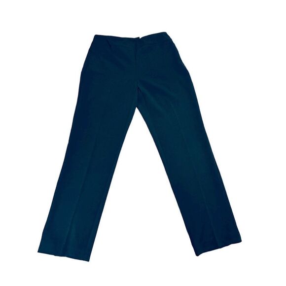 JM Collection Black Pull on Tummy Control Slim Leg Trousers Pants Size 8 Petite - Picture 4 of 10